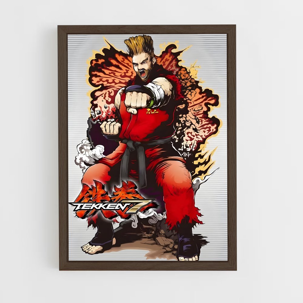 Poster Tega Tega Tega – affiche Tekken (vue 5)